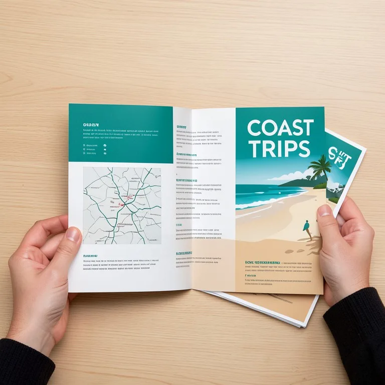 Free Brochure and Flyer Mockup Generator