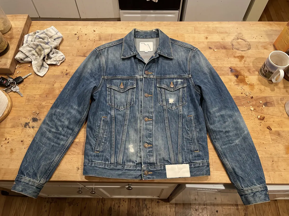 Phone photo before AI Depop Photos with a Styled Look