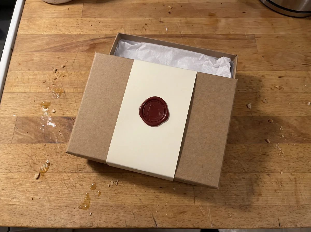 Phone photo before AI Packaging Mockup Generator
