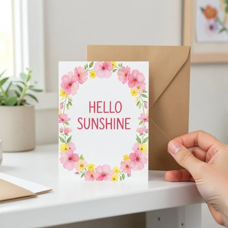 Free Postcard and Greeting Card Mockup Generator