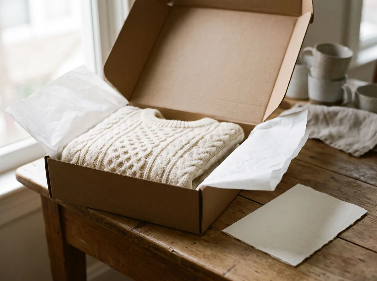 Return Policy Generator for Online Stores: styled product photo